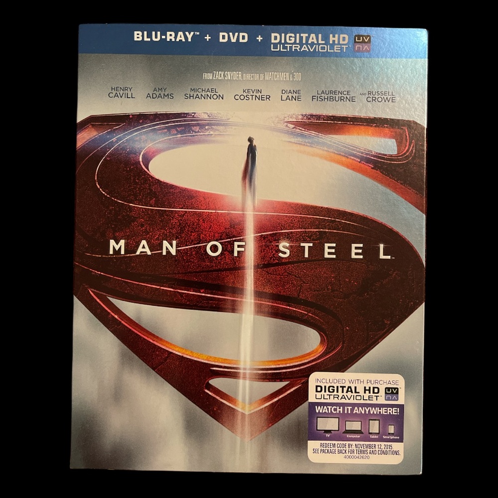 Man of Steel Blu-Ray + DVD